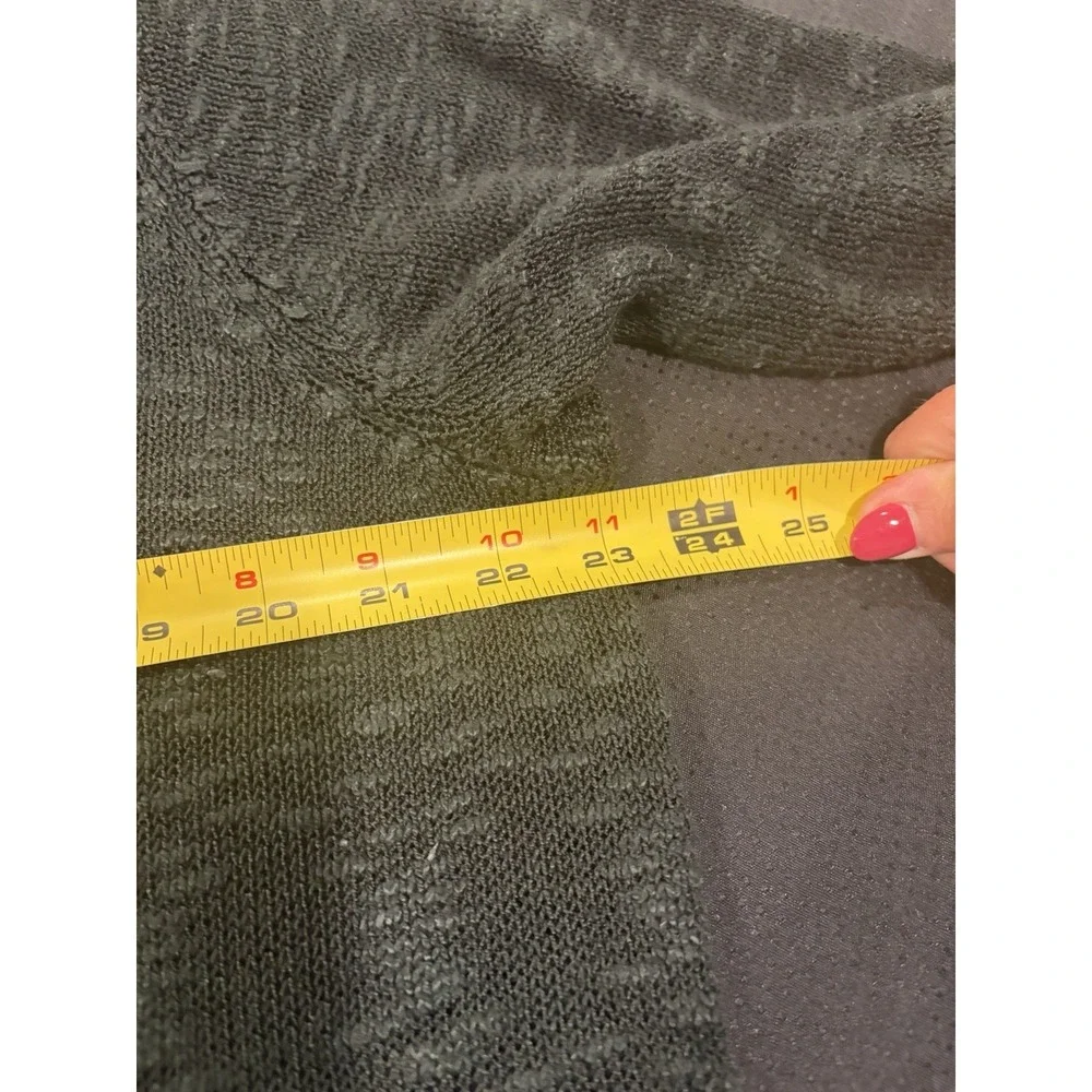 Torrid 2 Black Open Cardigan Sweater Duster~2XL~Lightweight Aztec Border Boho - Picture 12 of 15